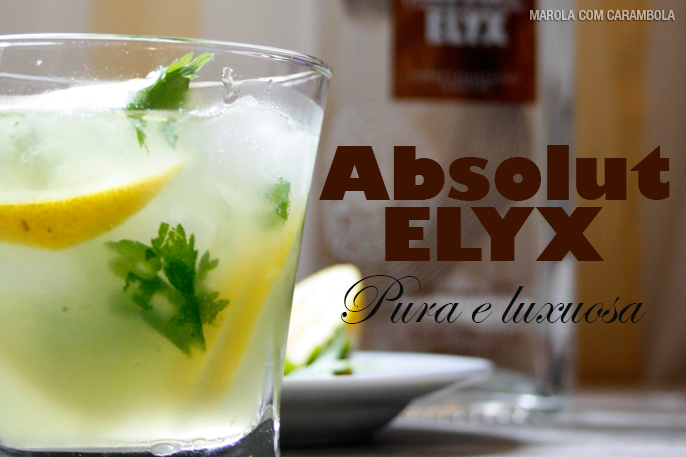 Caipirinha de limão Siciliano com Absolut Elyx