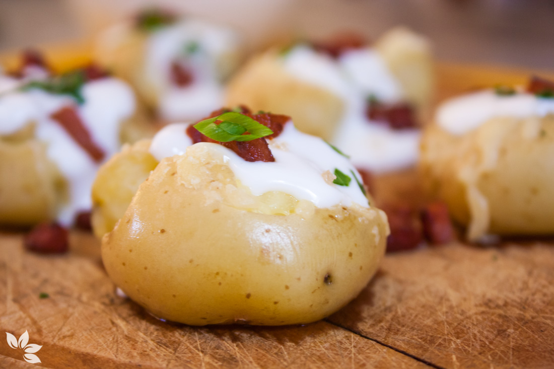 Receita de Batatas ao Murro com bacon