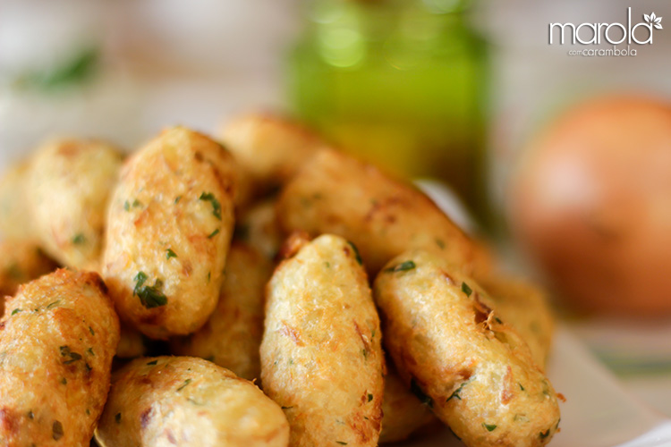 Receita de Bolinho de Bacalhau