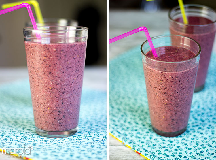 Smoothie funcional de berries