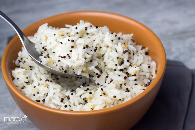 Receita de Arroz com Quinoa Negra e Amaranto