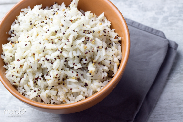 Receita de Arroz com Quinoa Negra e Amaranto