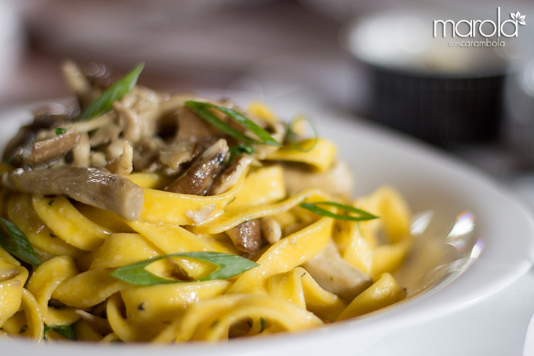 Restaurante Brotas Zen - Tagliatelle com Shimeji e Shitake