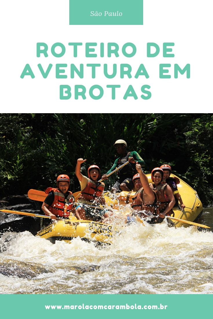 Roteiro de aventura em Brotas SP