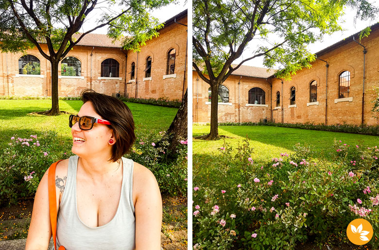 Amanda no Museu Catavento