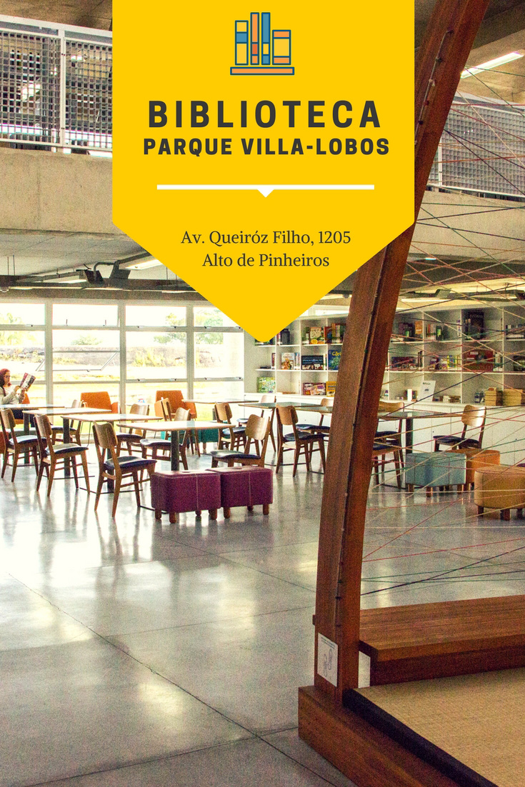 A Biblioteca Parque Villa-Lobos é um espaço único para quem está em São Paulo ou visitando a cidade. É perfeito para ir sozinho, com amigos ou a família.