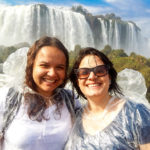 Eloah e Amanda nas Cataratas do Iguaçu - Brasil