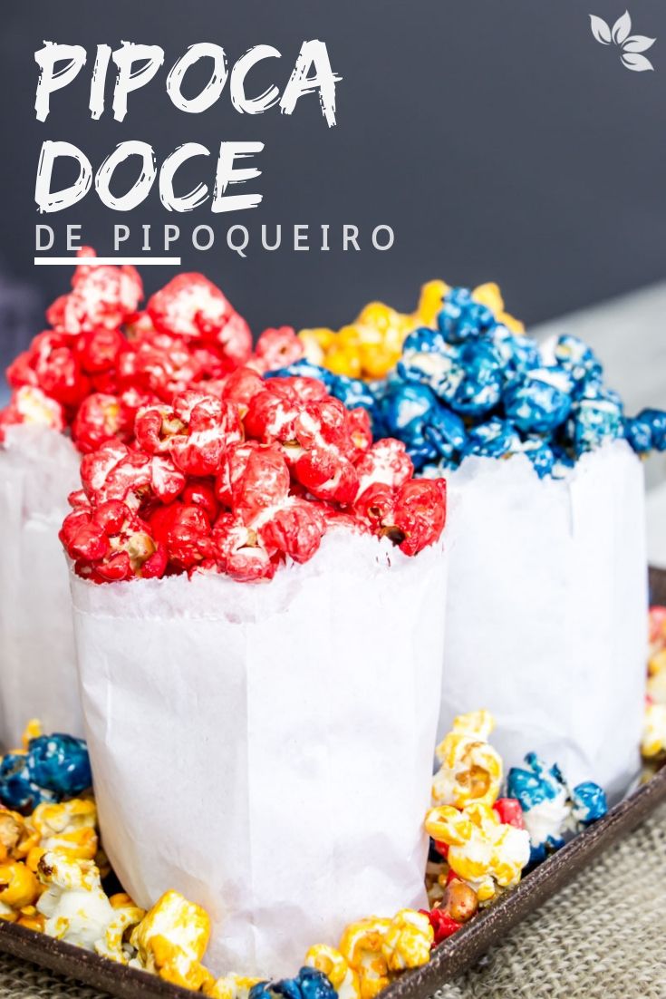 Receita de Pipoca Doce de Pipoqueiro