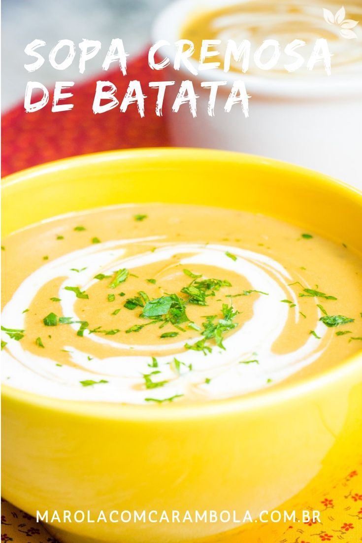 Receita de Sopa de Batata Cremosa