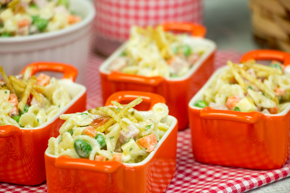 Receita de Salada de Macarrão