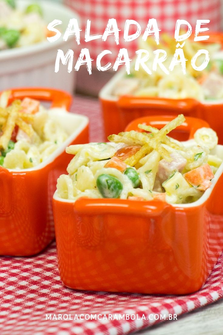 Receita de Salada de Macarrão