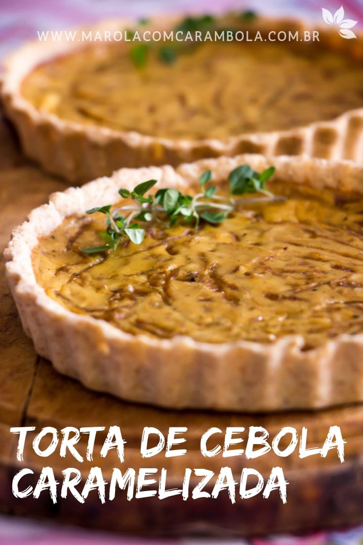 Receita de Torta de Cebola Caramelizada