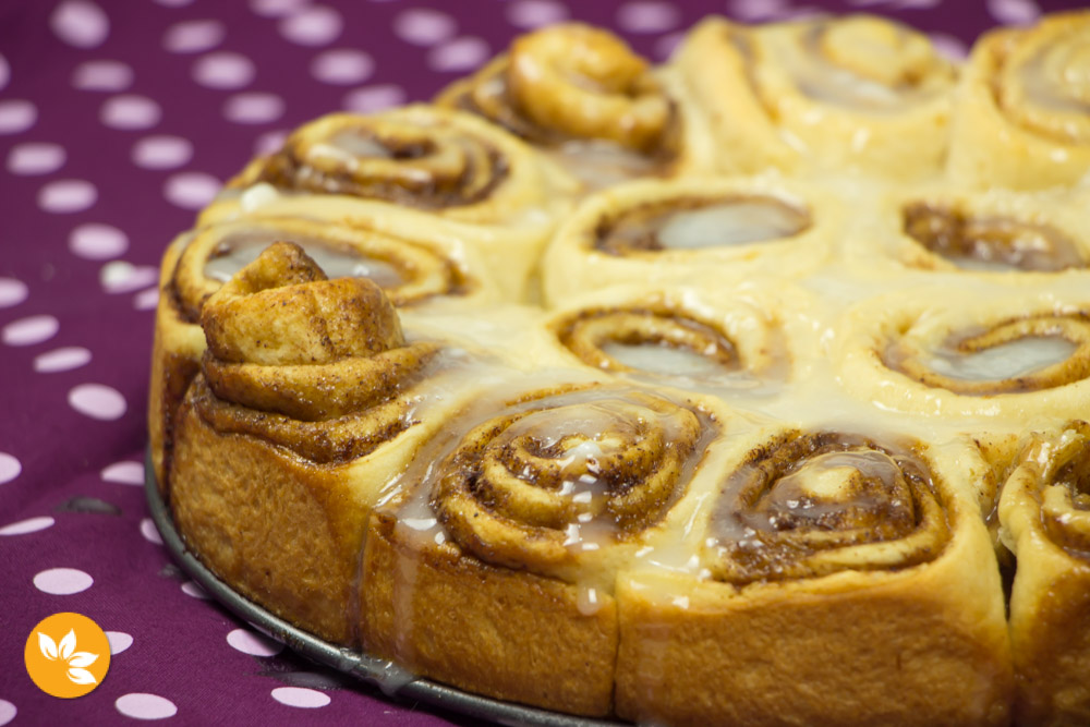 Receita de Cinnamon Rolls - Receitas de Ano Novo