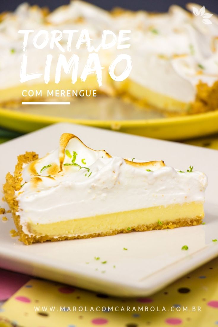 Receita de Torta de Limão com Merengue