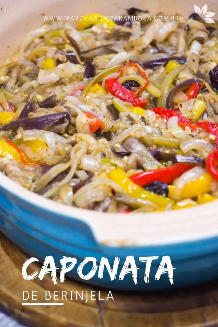 Receita de Caponata de Berinjela Tradicional