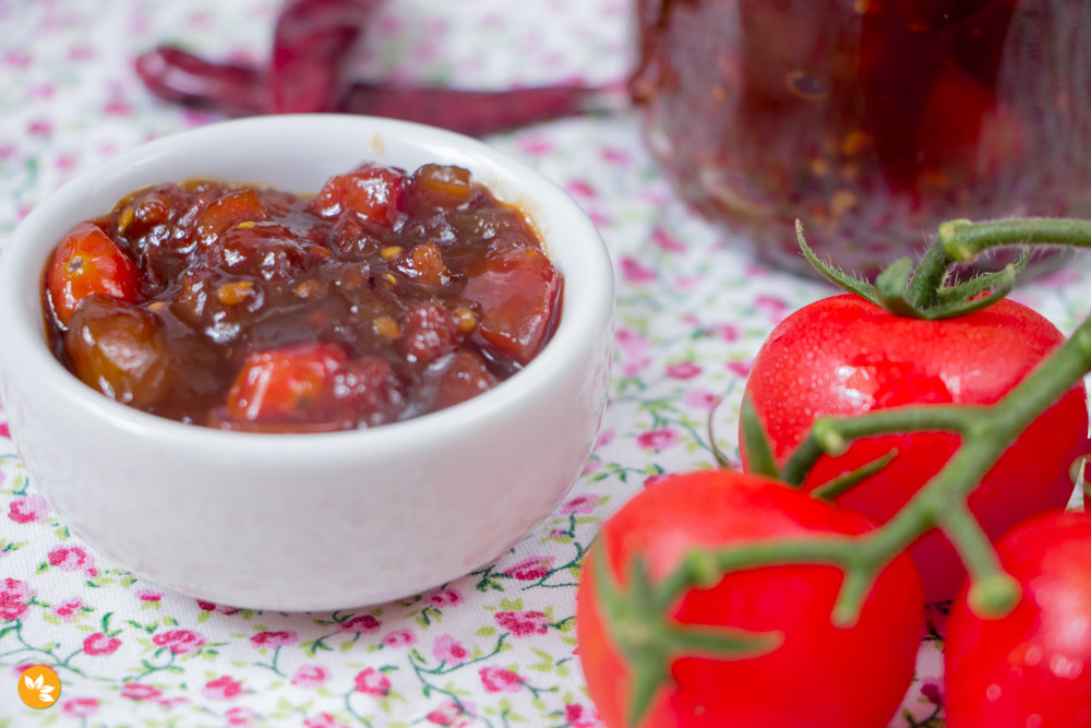 Receita de Geleia de Tomate com Bacon