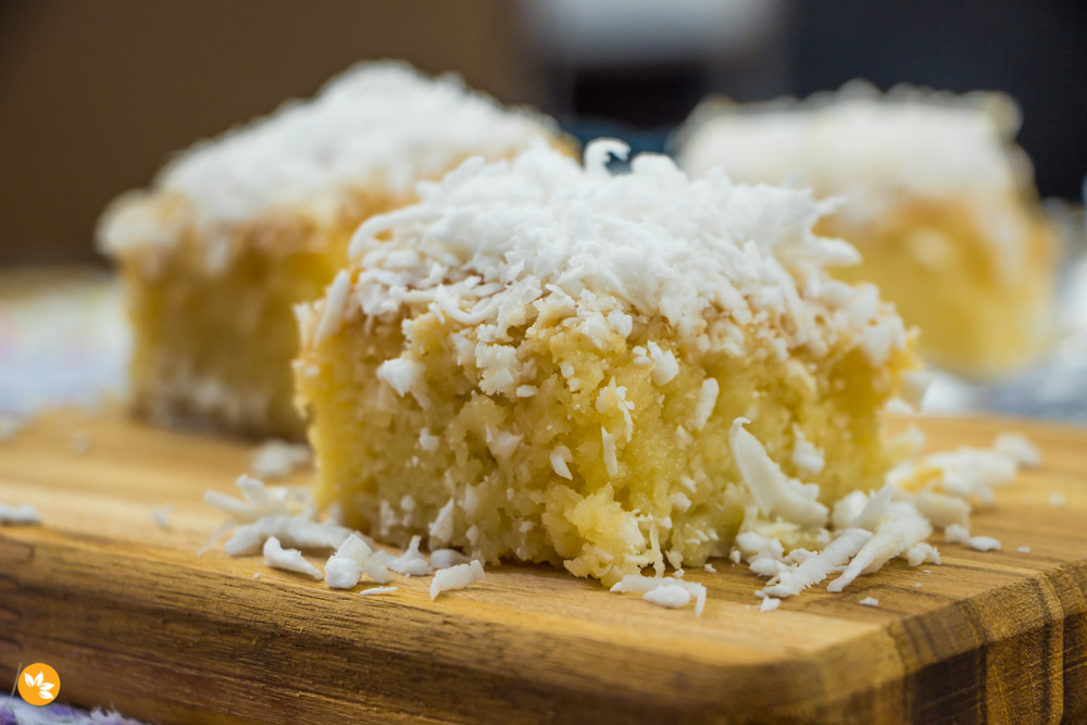 Receita de Bolo de Coco Gelado