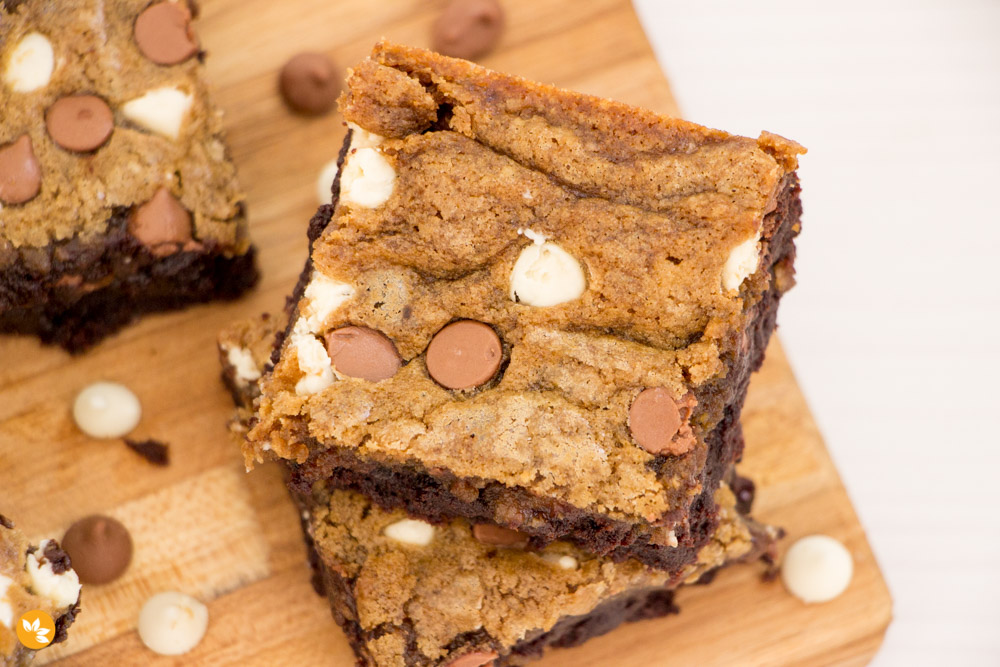 Receita de Brownie com Cookie 