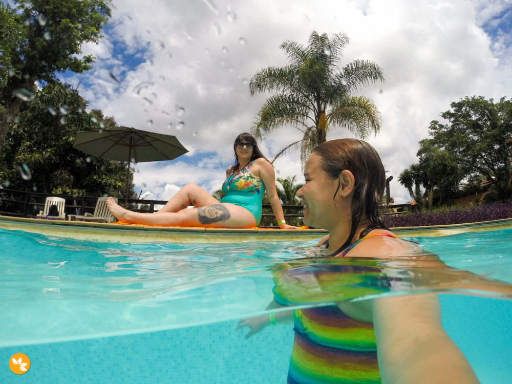 Piscina no Recanto das Nascentes em Brotas