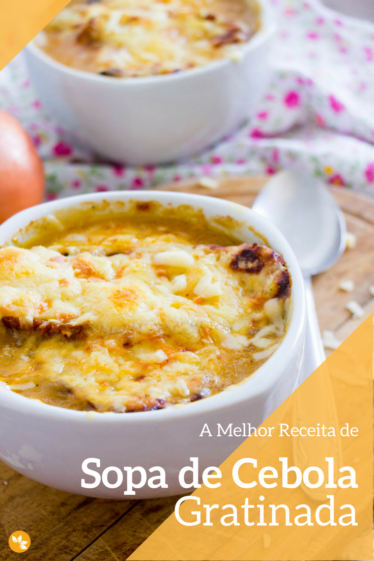 A melhor receita de sopa de cebola gratinada