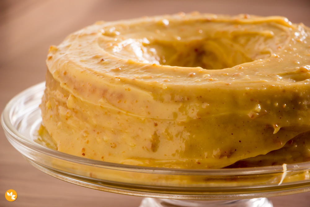 Receita de Bolo de Amendoim com Cobertura de Paçoca