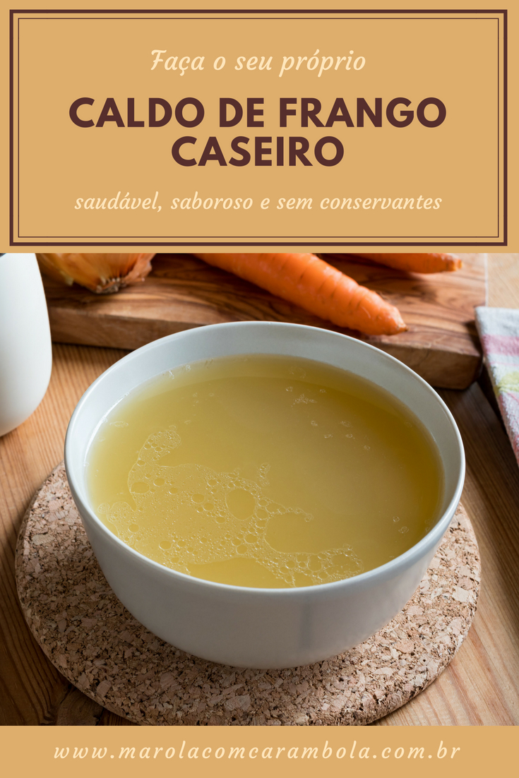 Receita de Caldo de Frango Caseiro