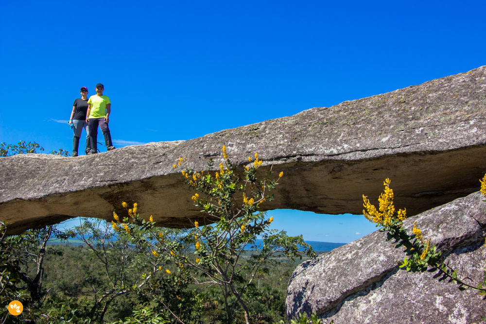 Amanda e Eloah no Circuito das Cavernas - Chapada dos Guimarães