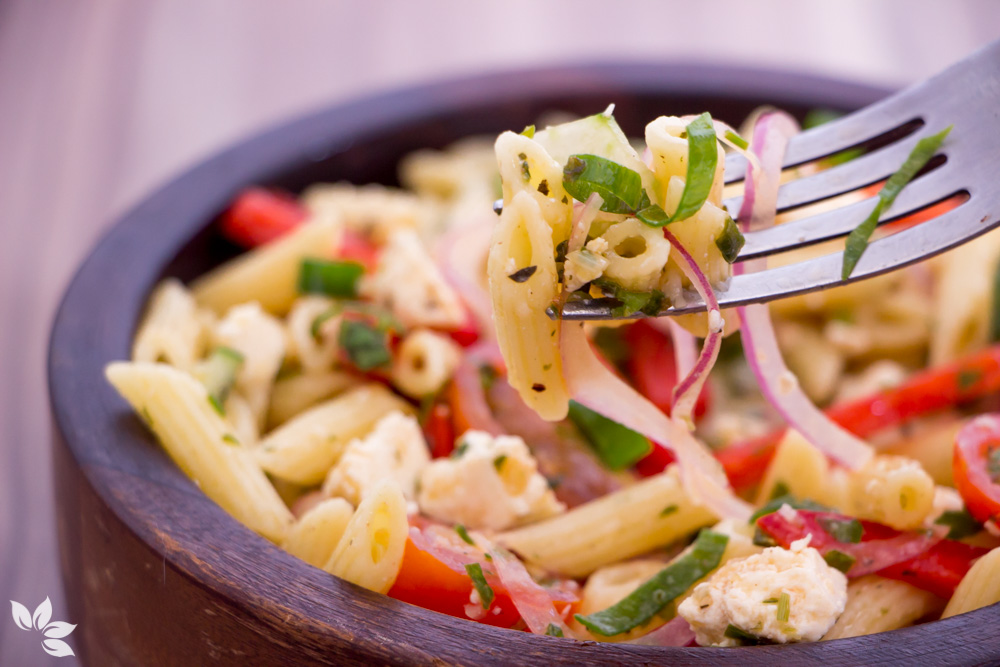 Receita de Salada de Macarrão