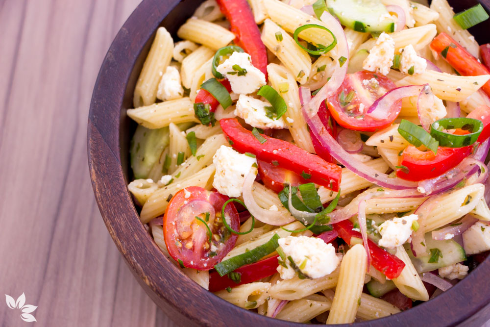 Receita de Salada de Macarrão