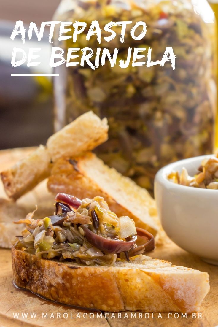 Receita de antepasto de berinjela