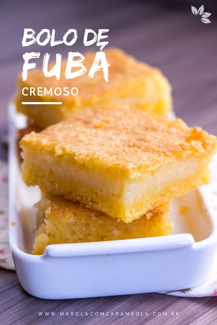 Receita de Bolo de Fubá Fácil