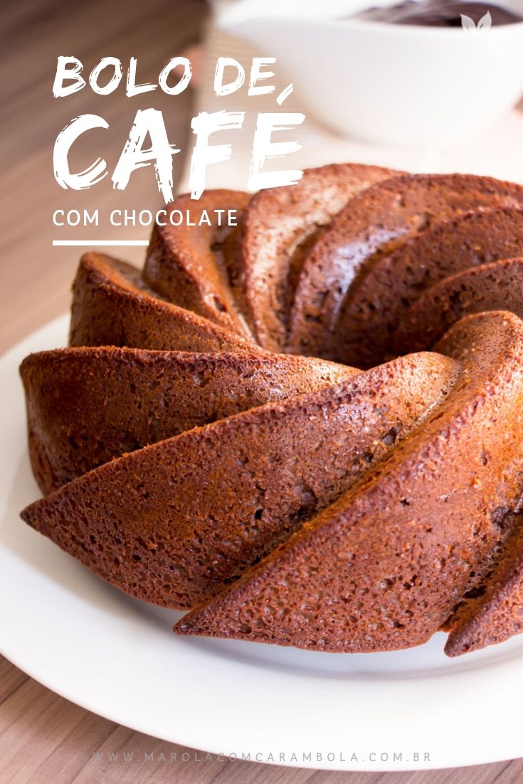 Receita de Bolo de Café com Chocolate