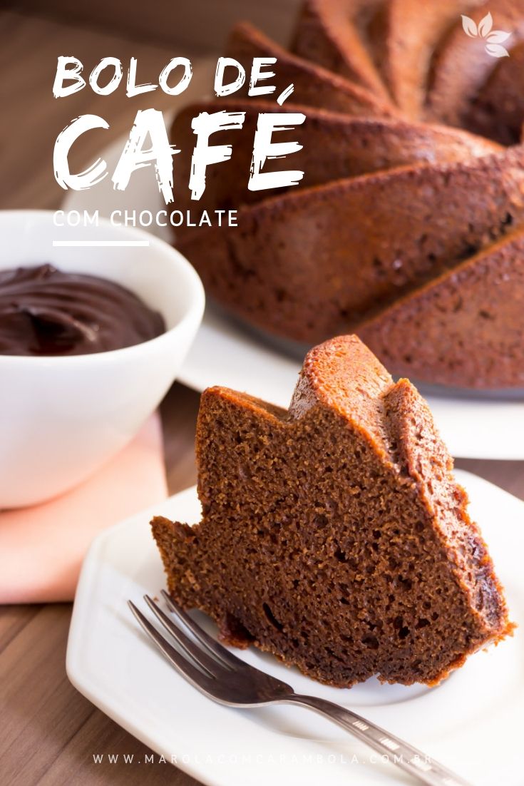 Receita de Bolo de Café com Chocolate