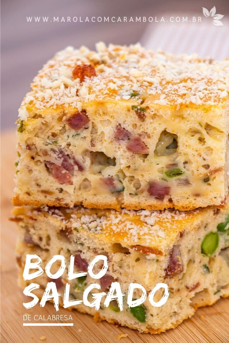 Receita de Bolo Salgado de Calabresa