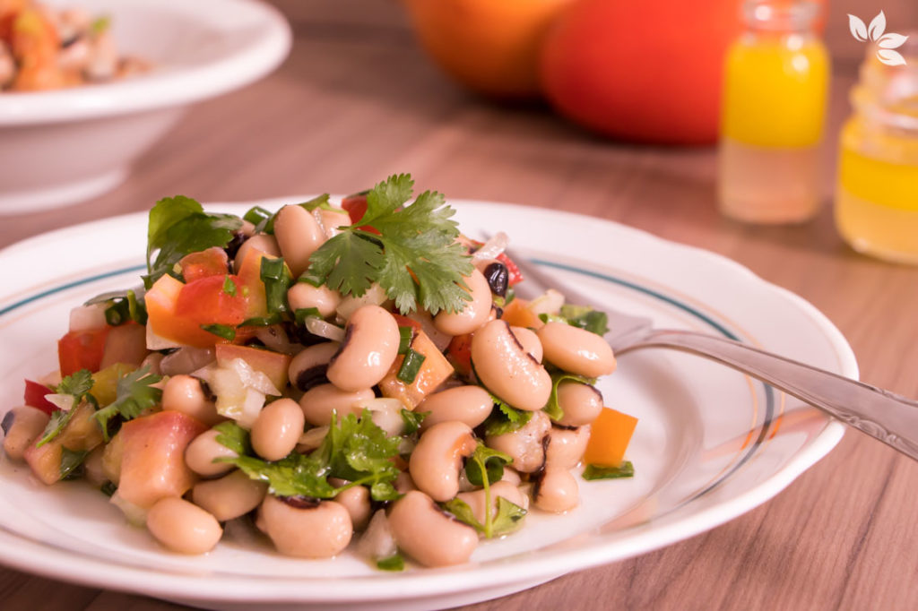 Receita de Salada de Feijão Fradinho