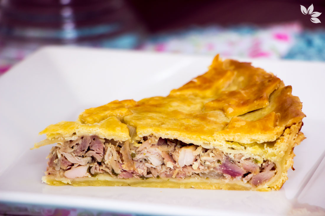 Receita de Torta de Peru com Sobras de Peru de Natal