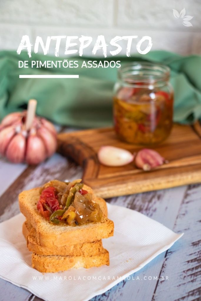 Receita de Antepasto de Pimentão