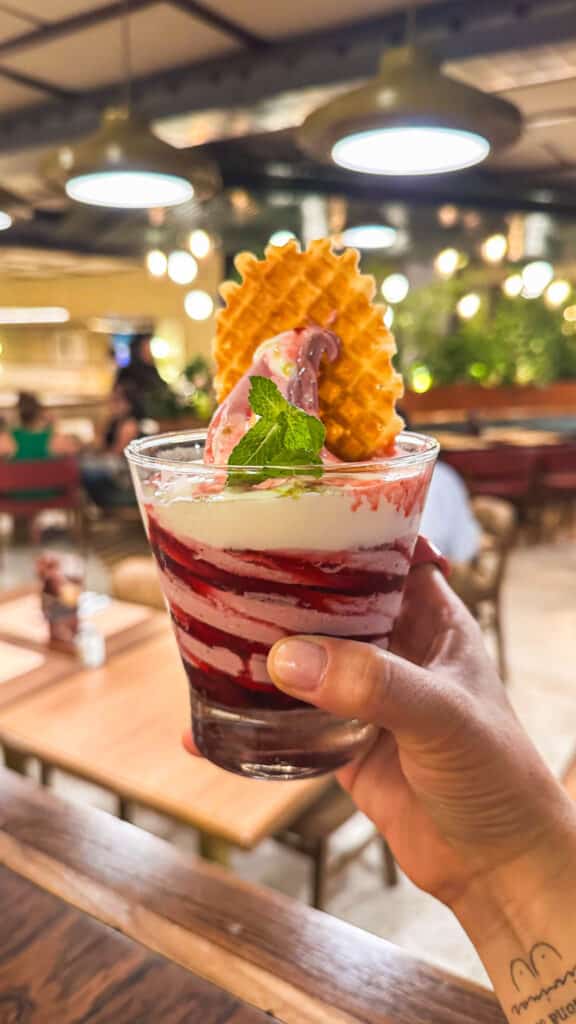 O Restaurante America está de volta à Alameda Santos! Novo Frozen Frutas Vermelhas.